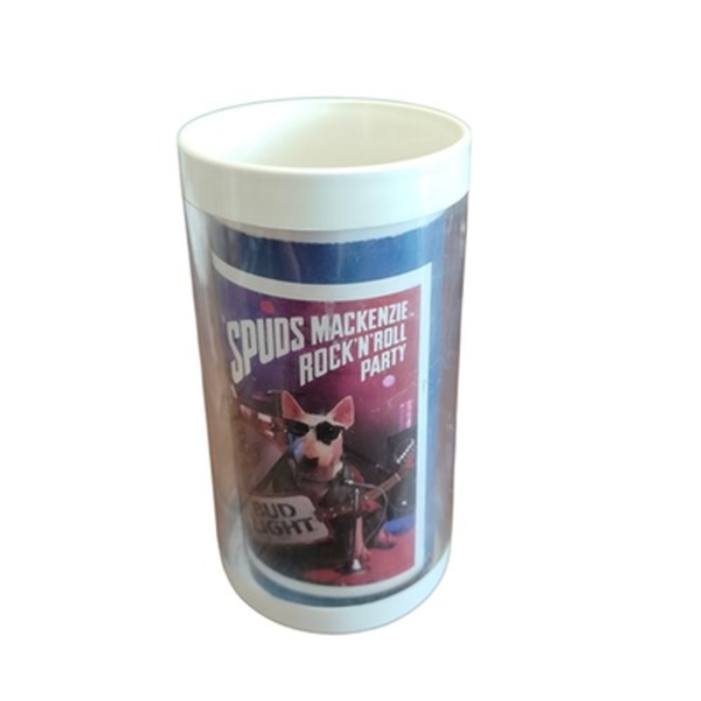 Vintage 1987 Spuds MacKenzie Bud Light Thermo-Serv Insulated Beer Mug‎ Made USA